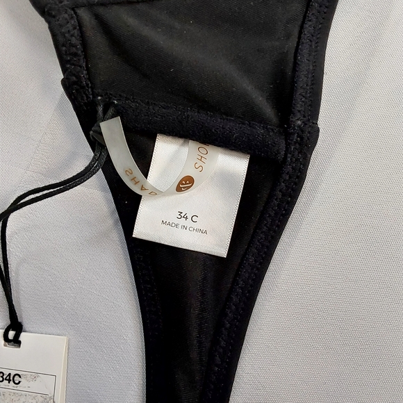 Shade & Shore Tropical Embroidered Bikini Top - Picture 8 of 12